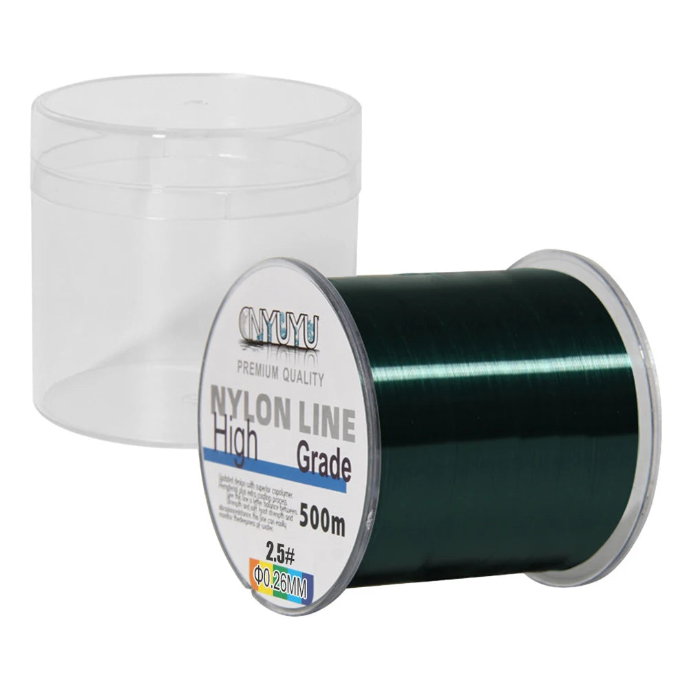 Braided Fishing Line 500M Abrasion Resistant 18 To 90Lb Nylon For Saltwater