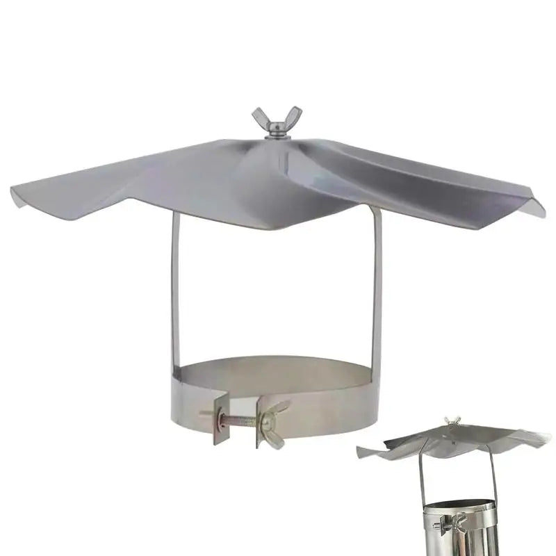 Stainless Steel Wood Stove Chimney Cap for Camping Outdoor Roof Vent