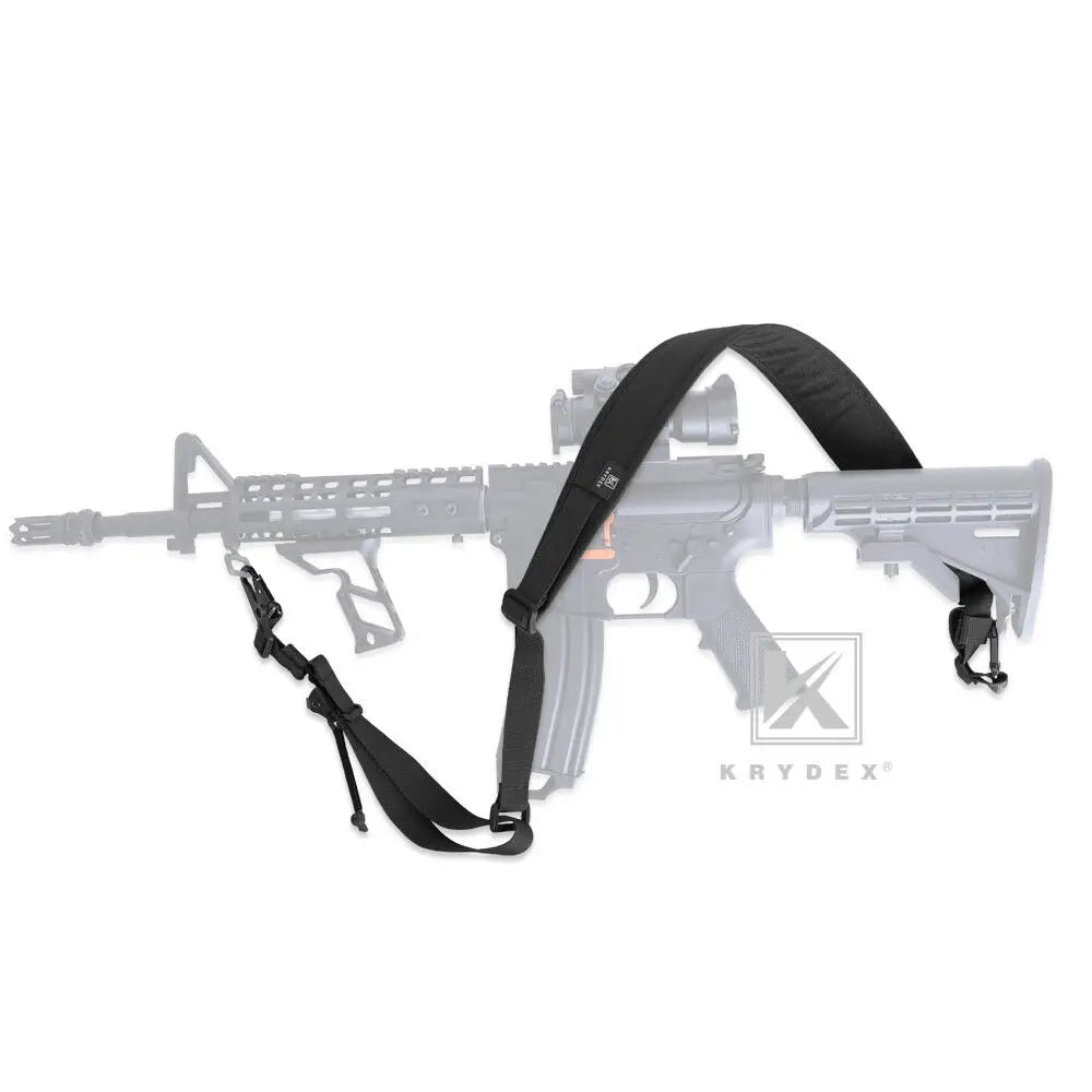 KRYDEX Tactical Modular Rifle Sling 2 Point Removable 1 Point