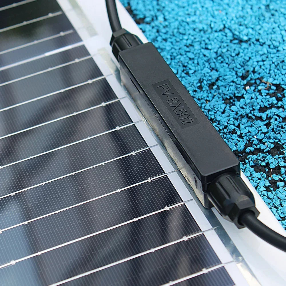ASUNERGE Flexible Monocrystalline Waterproof Solar Panel for RVs and Boats