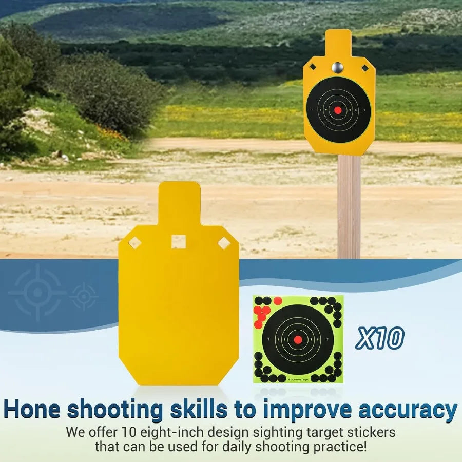 High Concerned AR500 Steel Targets With T Post Hanger Practice