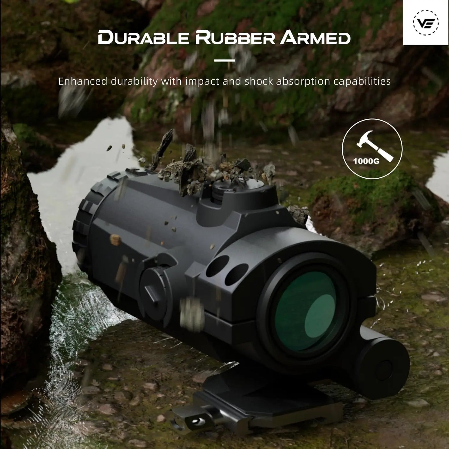 Vector Optics Maverick III 3x Magnifier For AR-15 Red Dot