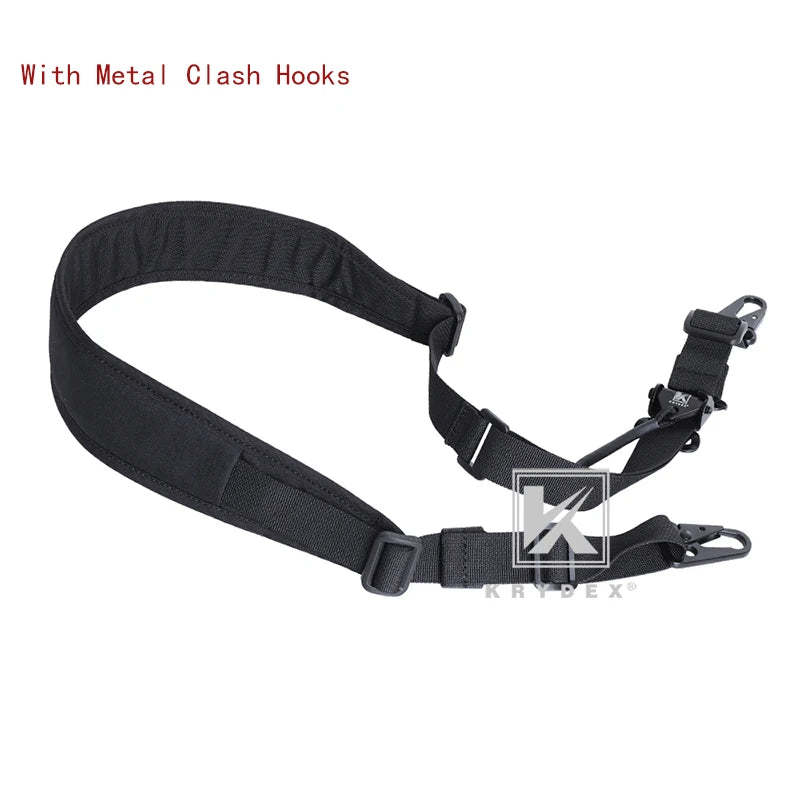 KRYDEX Tactical Modular Rifle Sling 2 Point Removable 1 Point