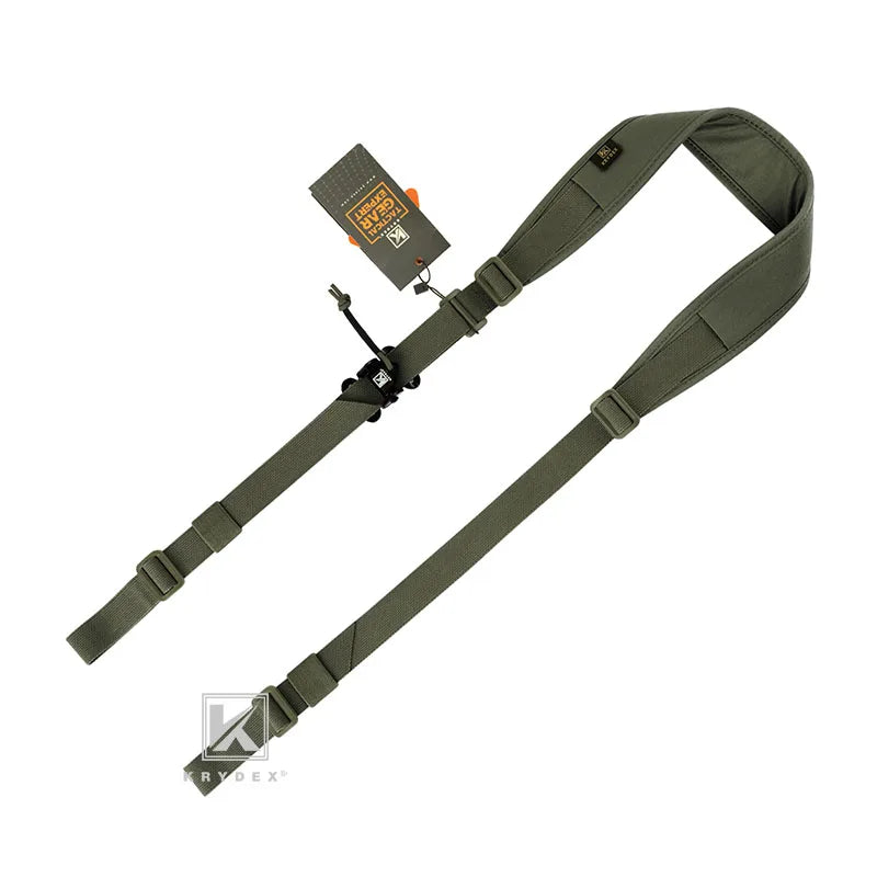 KRYDEX Tactical Modular Rifle Sling 2 Point Removable 1 Point