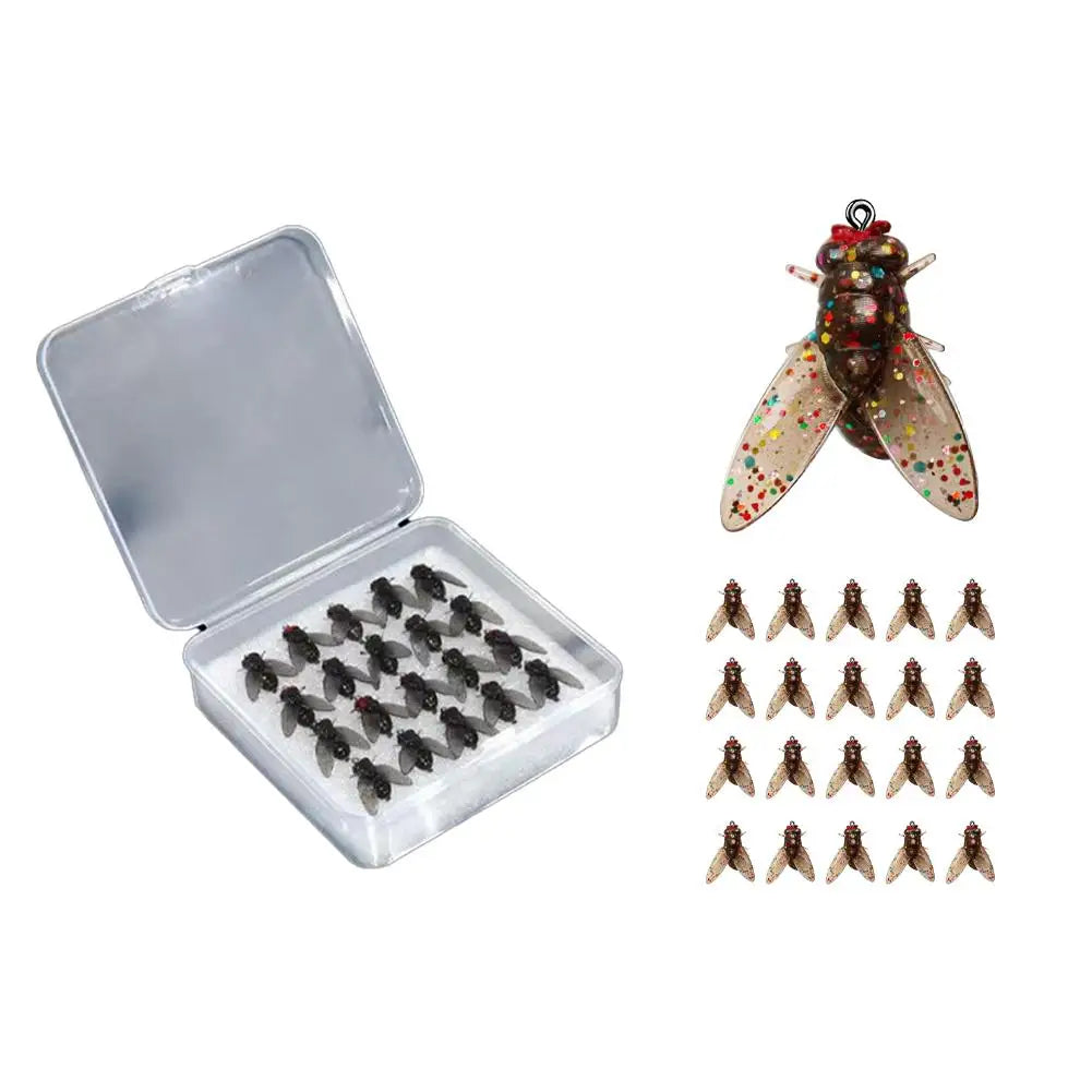 Trout Fly Fishing Lure Kit With Jig Swimbait Hooks
