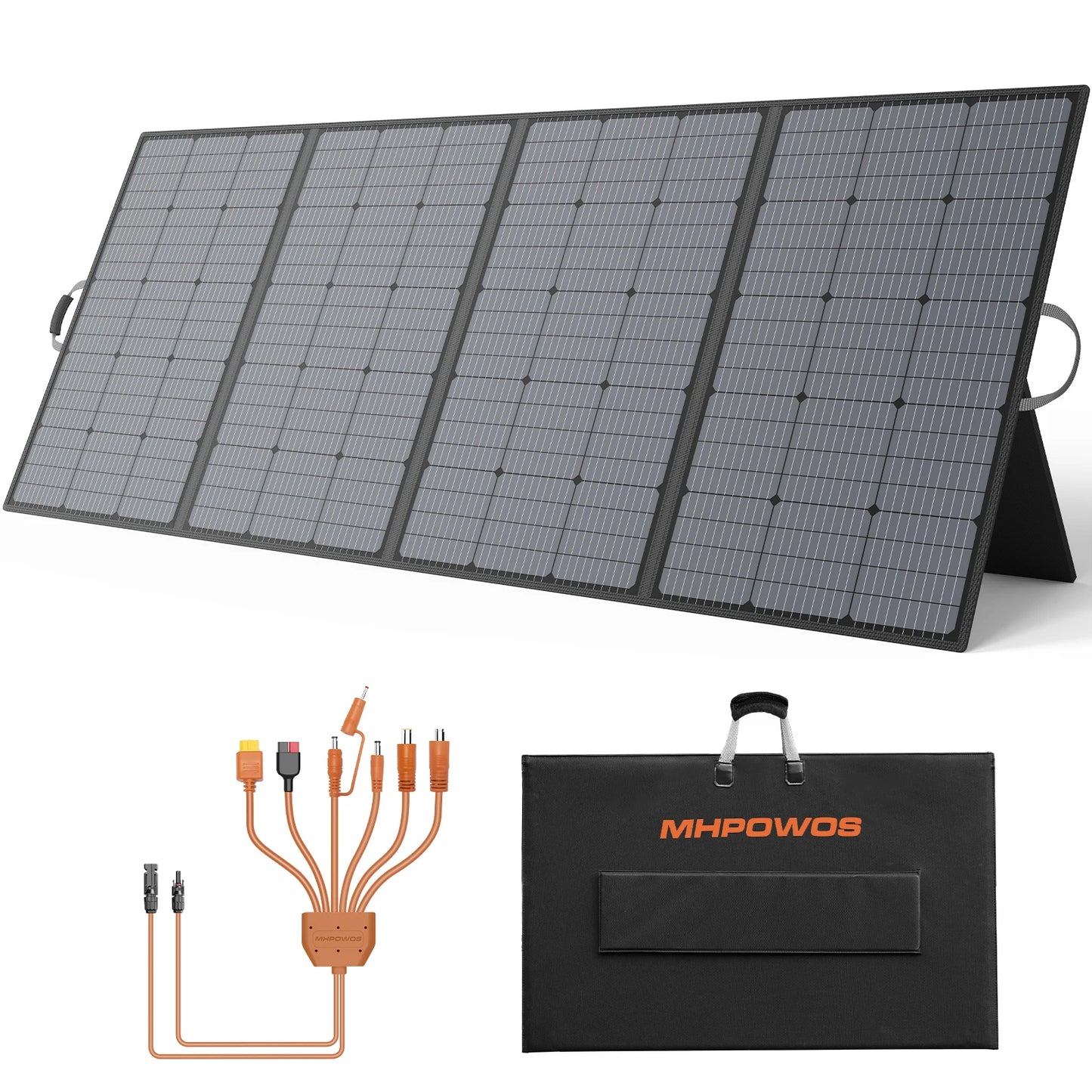 MHPOWOS 400W Foldable Portable Solar Panel For Power Stations