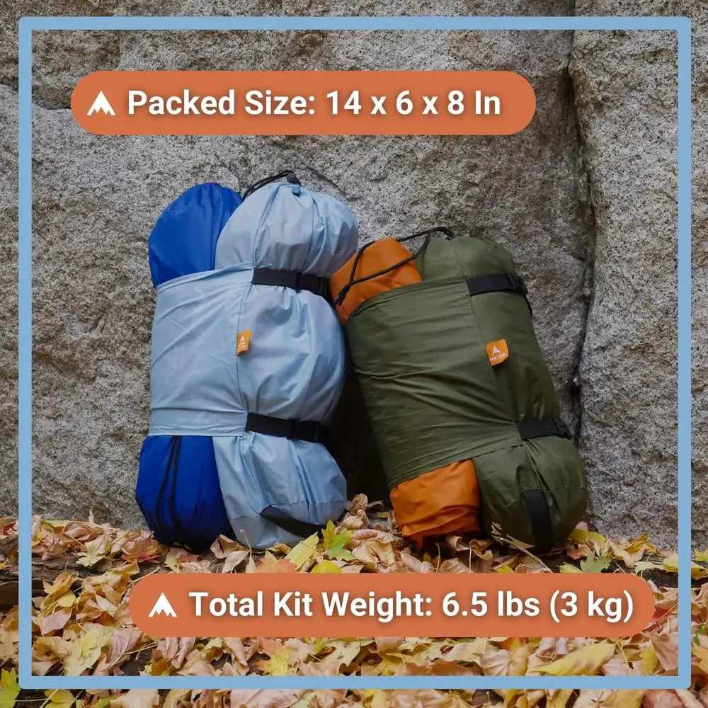 YTYIN Lay Flat Hammock Tent With Mosquito Net Haven Waterproof Rainfly