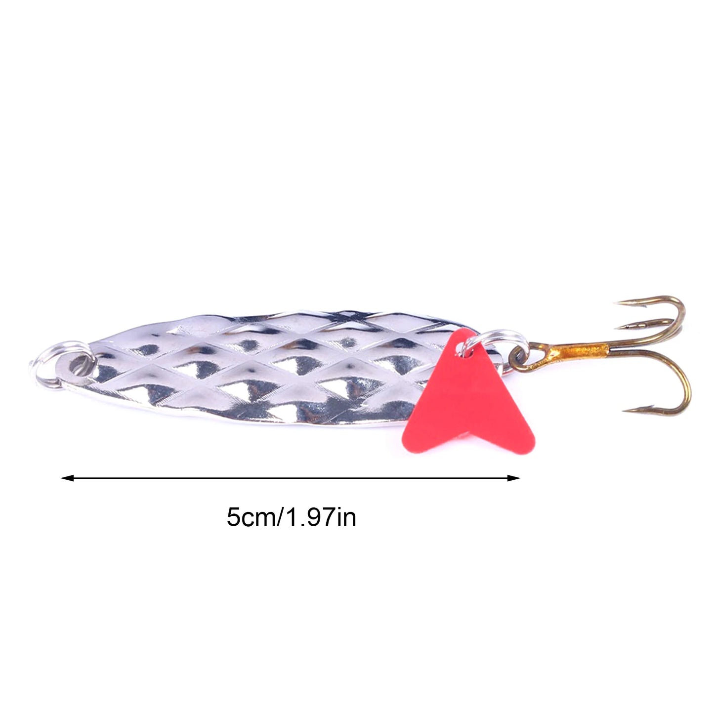 Metal Spoons Lures Rotating Vibration Fishing Bait For Trout