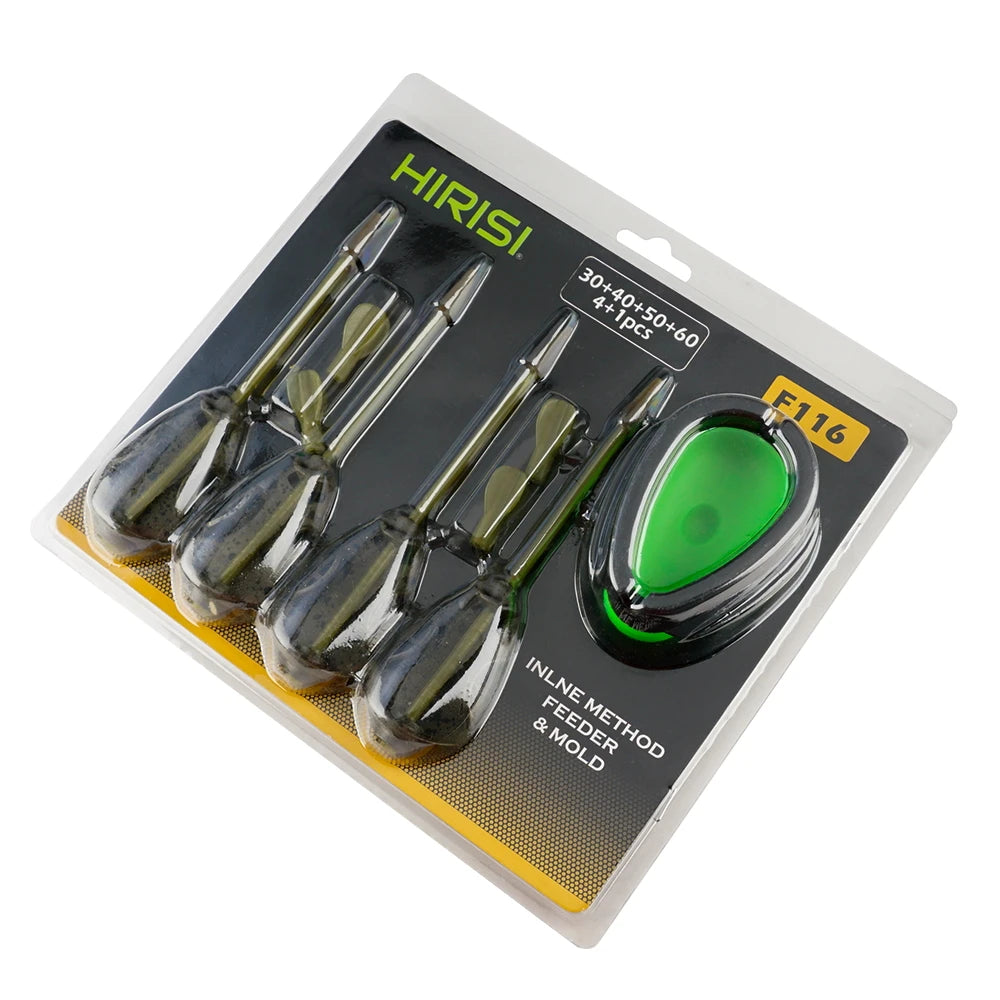 Hirisi Carp Method Feeder Set With Mould Bait Cage