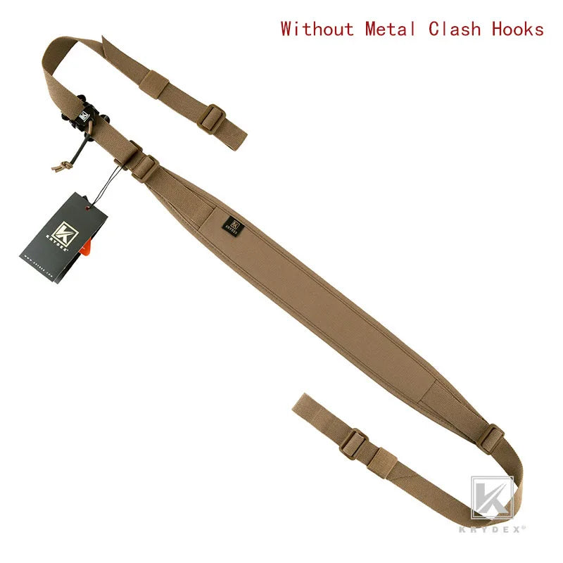 KRYDEX Tactical Modular Rifle Sling 2 Point Removable 1 Point