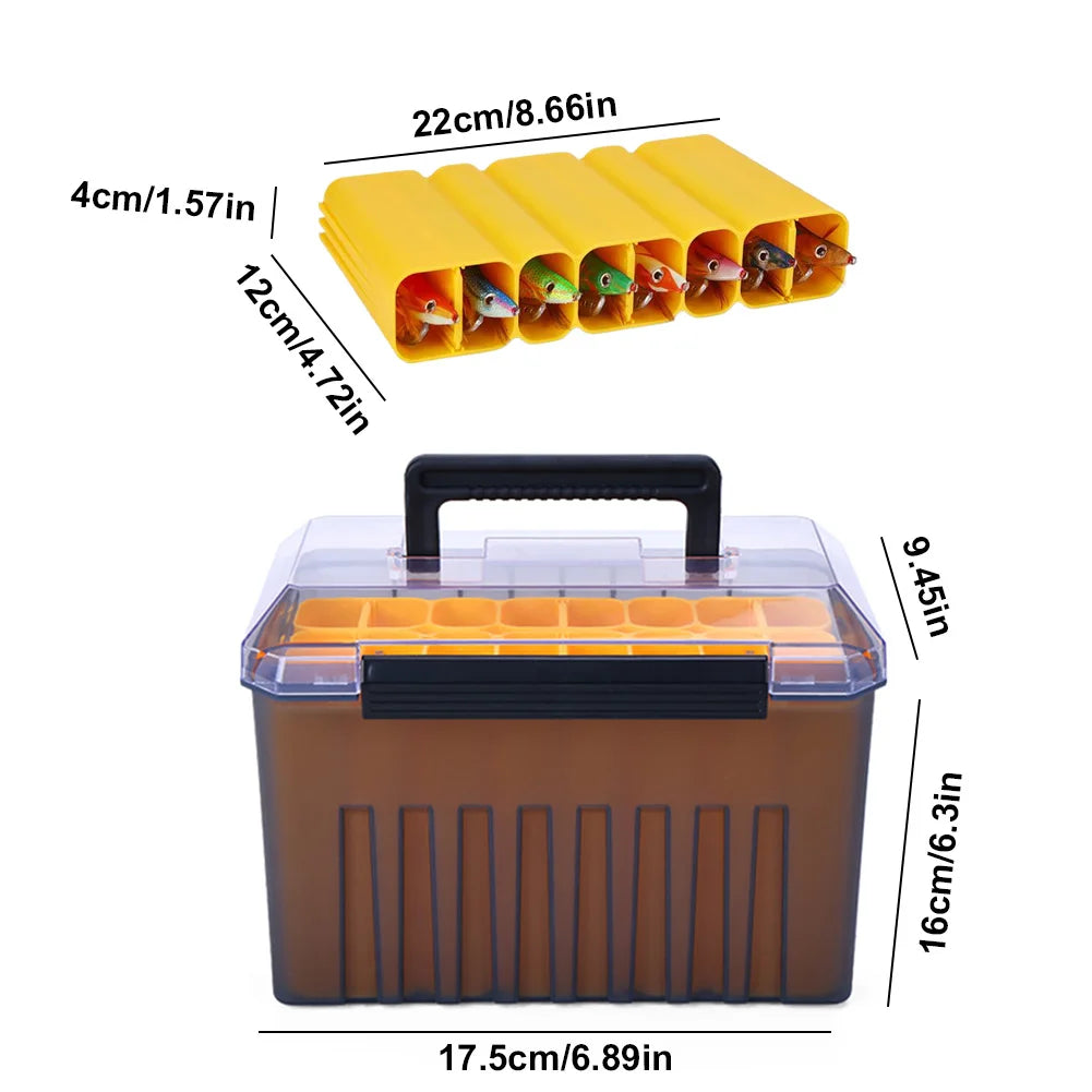 Minnow Squid Jig Hard Bait Container Sea Tool Case