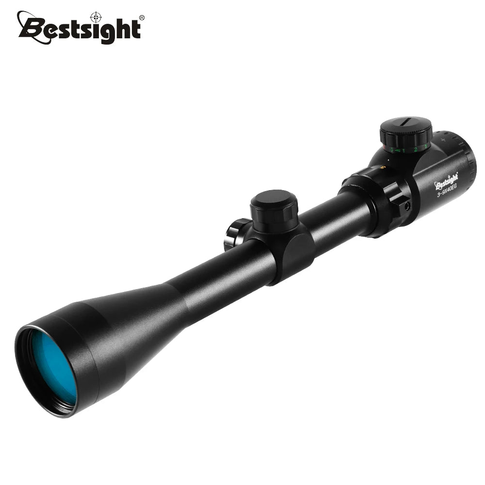 Nabila 3-9x40 Rifle Scope With Illuminated Mil-Dot Reticle