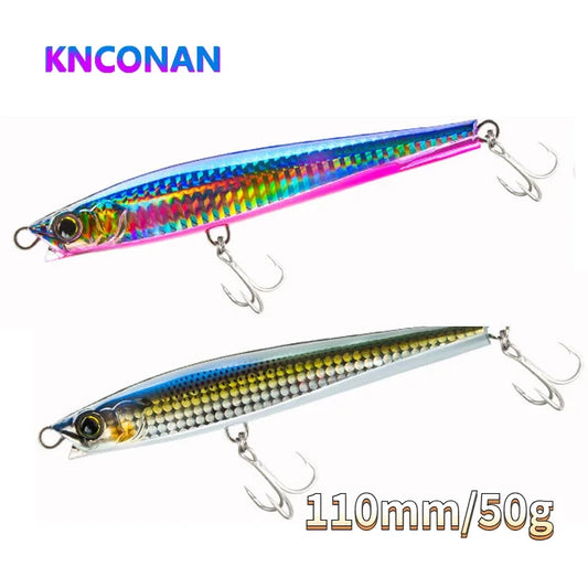 YTYIN Bass Lure Sinking Minnow Pencil Saltwater Bait