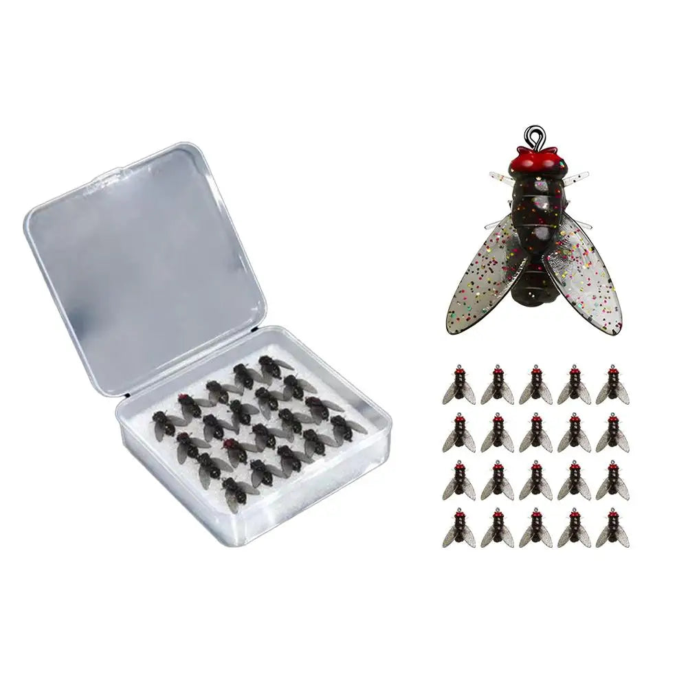 Trout Fly Fishing Lure Kit With Jig Swimbait Hooks