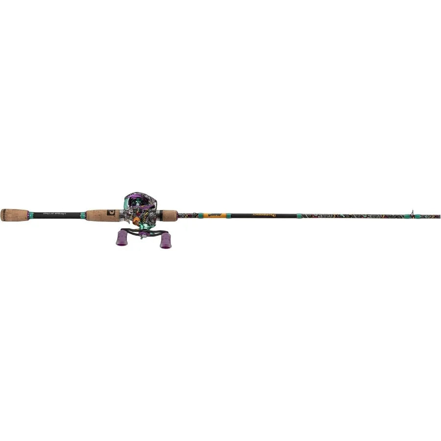 XMSJ Krazy 3 Baitcast Combo IM7 Graphite Rod And Reel