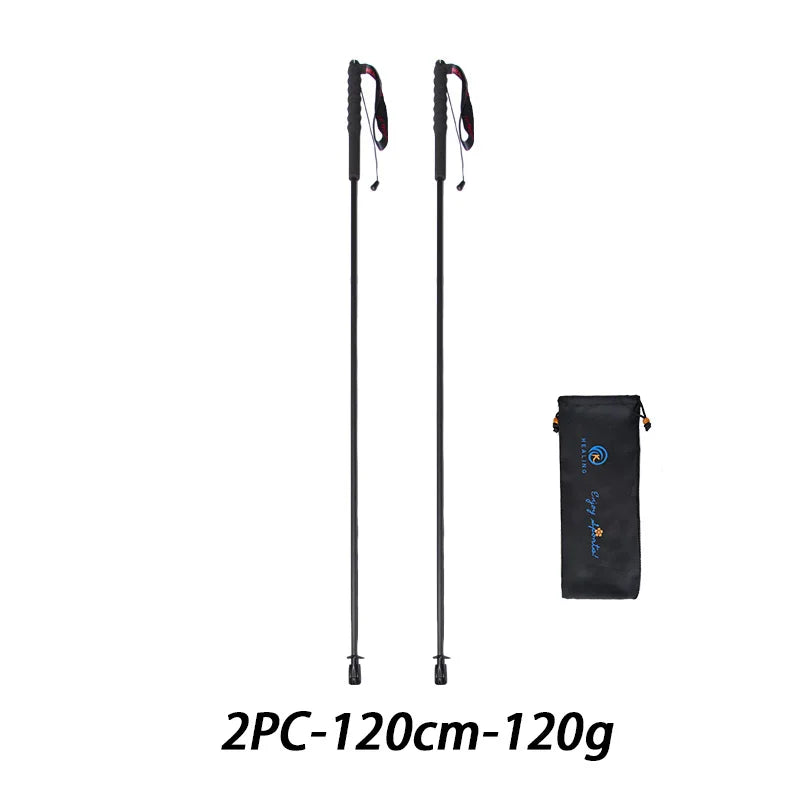 OKHEALING Ultra-Light Foldable Carbon Fiber Trekking Poles