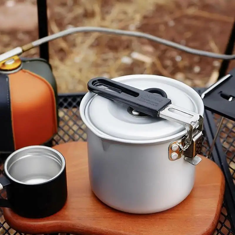 Electric Outdoor Camping Pot Aluminum Alloy With Handle