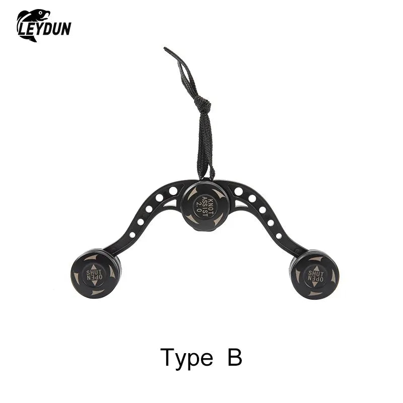 LEYDUN Knotter Assist Line Leader Connection Knotting Tool