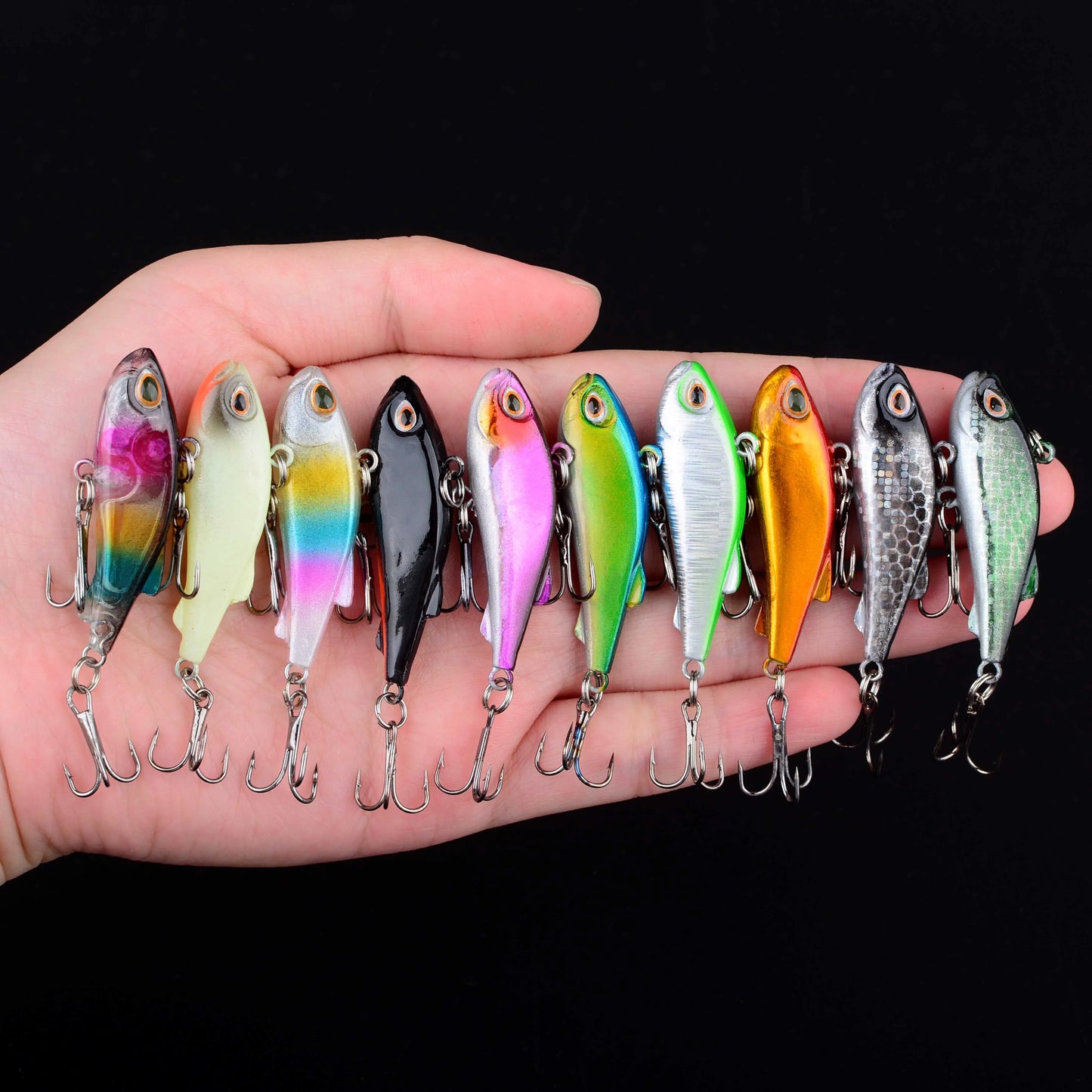 Mini VIB Fishing Lure Vibration Bait For Ice Bass Tackle