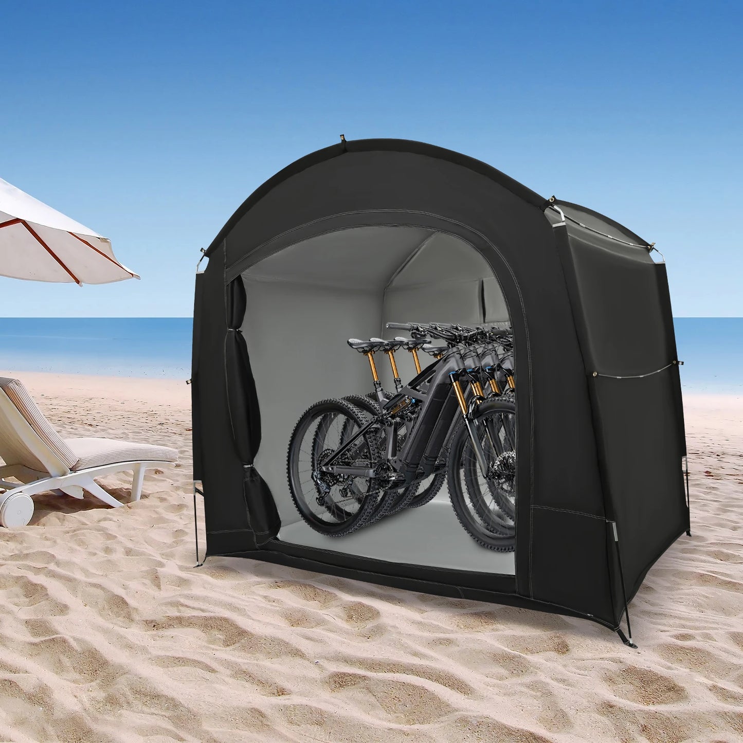 Bymaocar Bike Storage Tent Travel For 1-4 Bikes Outdoor