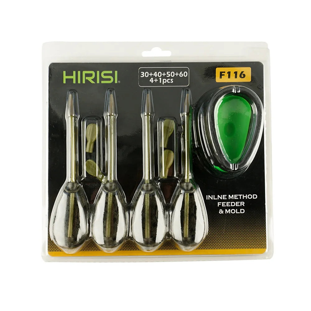 Hirisi Carp Method Feeder Set With Mould Bait Cage