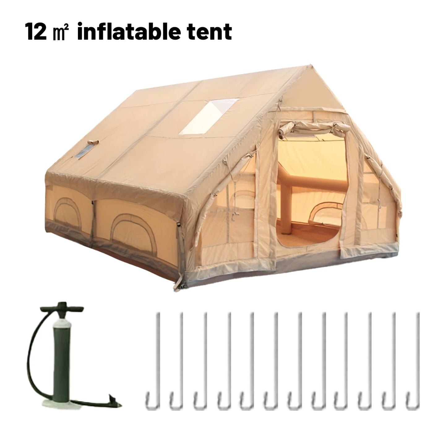 Pakicetus Inflatable Tents For Family Camping 4 To 8 Persons