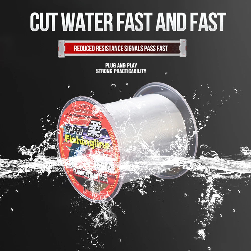 Alloet Fluorocarbon Coated Floating Fishing Line for Carp Trout