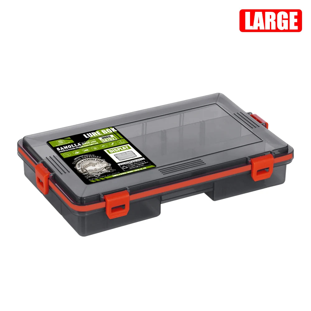 SAMOLLA Fishing Tackle Waterproof Box For Lure Storage And Hooks