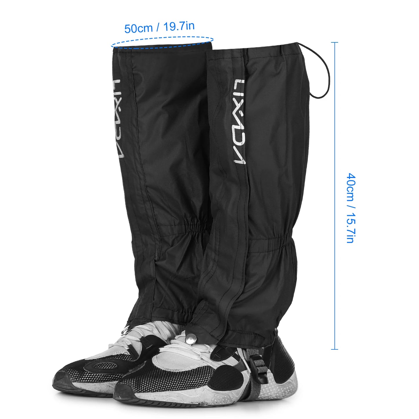 Lixada Gaiters Waterproof Snow Windproof Hiking Camping Shoe Covers
