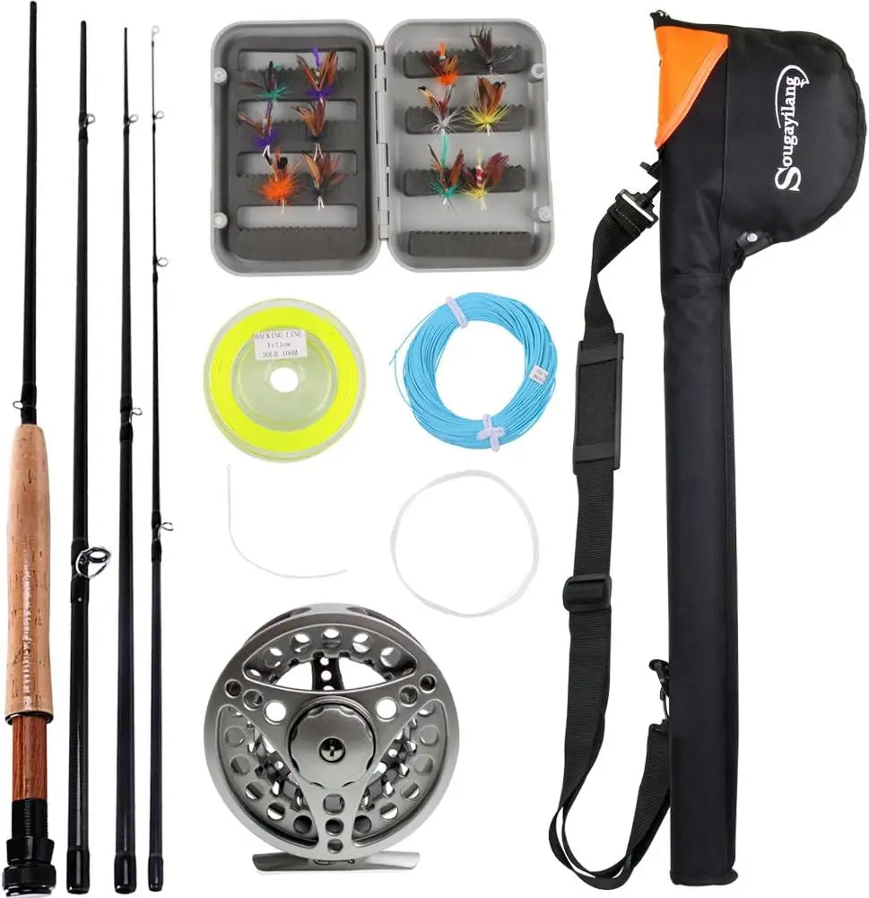 Fly Fishing Rod and Reel Combo for Saltwater Freshwater Angling