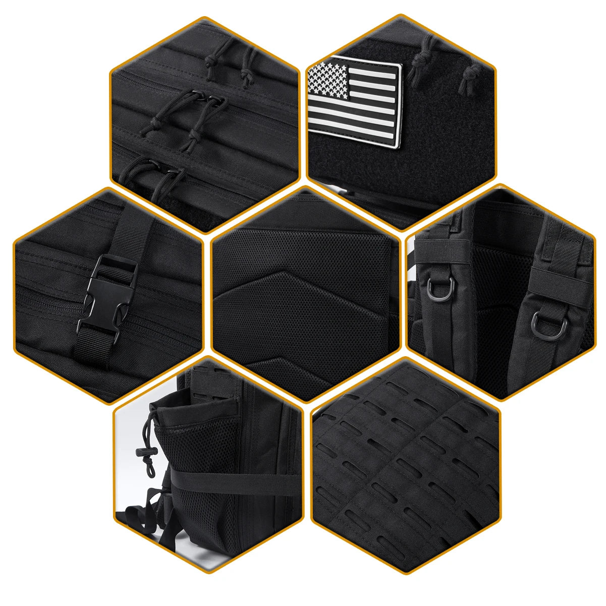 ReFire Gear Tactical Backpack Outdoor Hiking Travel With Cup Holder