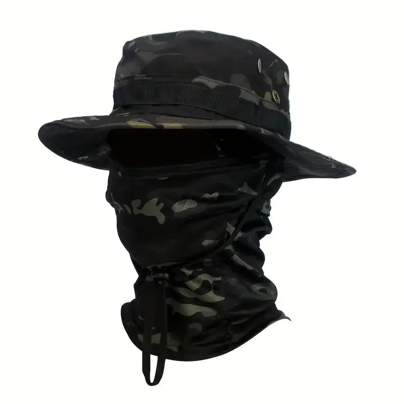 CN Zhejiang Camouflage Boonie Cap Balaclava Hat Outdoor Hunting