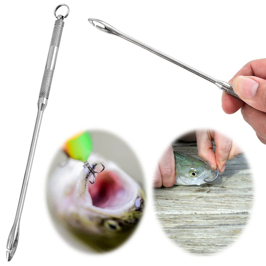 Stainless Steel Fishing Hook Remover Detacher Portable Unhooking Device
