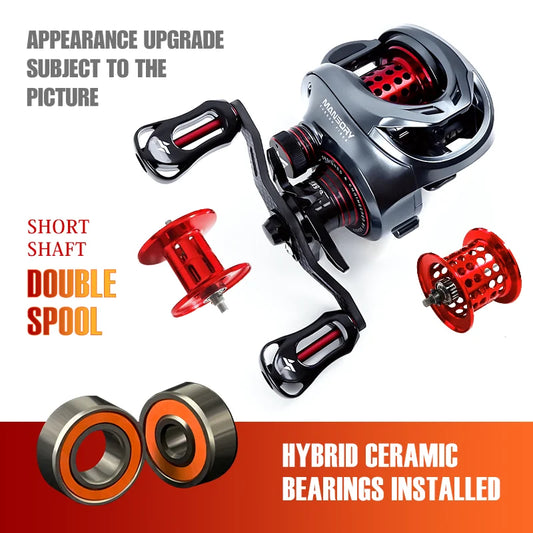 SeaSir Baitcasting Fishing Reel Ultralight Carbon