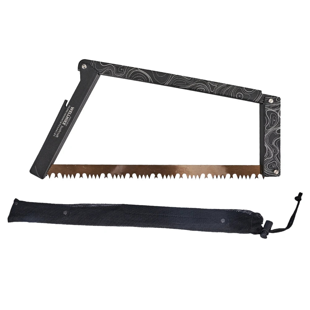 APWIKOGERDIY Folding Saw Storage Bag Aluminum Alloy Camping Hand Saw