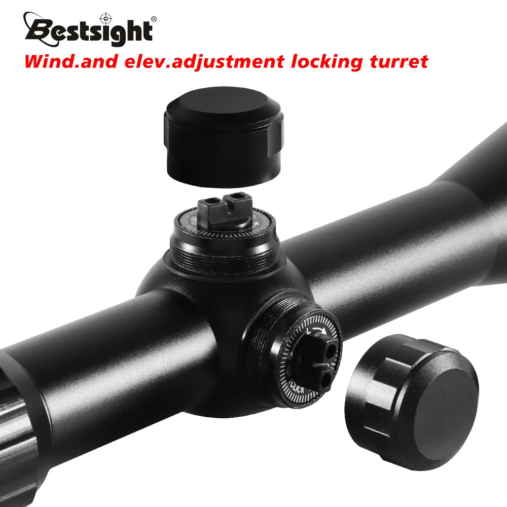 Nabila 3-9x40 Rifle Scope With Illuminated Mil-Dot Reticle