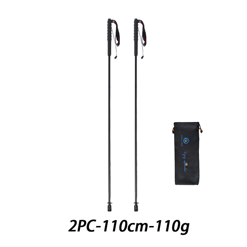 OKHEALING Ultra-Light Foldable Carbon Fiber Trekking Poles