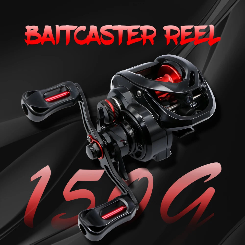 J-BARZILLAI PL Baitcasting Fishing Reel 5 Plus 1BB 7To1 Gear Ratio