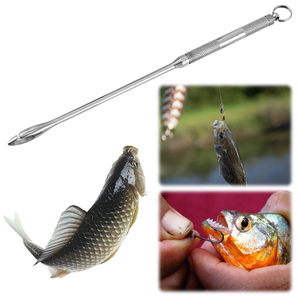 Stainless Steel Fishing Hook Remover Detacher Portable Unhooking Device