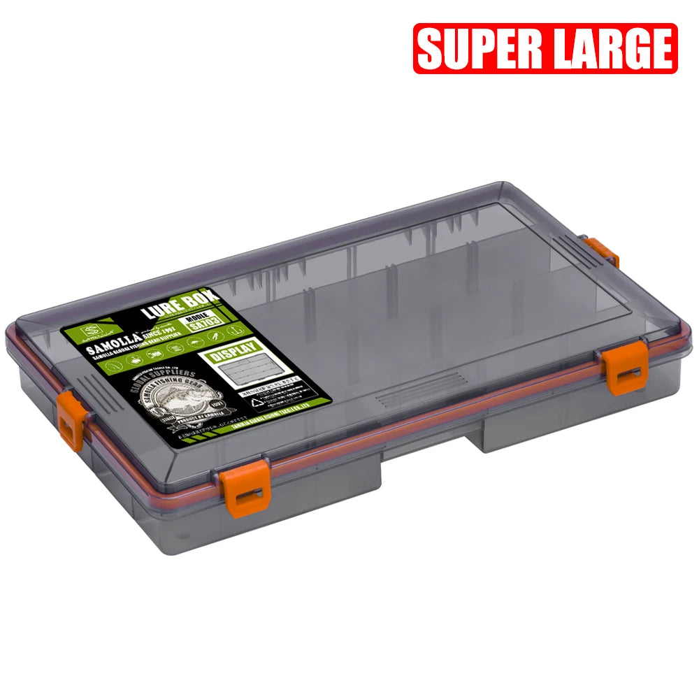 SAMOLLA Fishing Tackle Waterproof Box For Lure Storage And Hooks