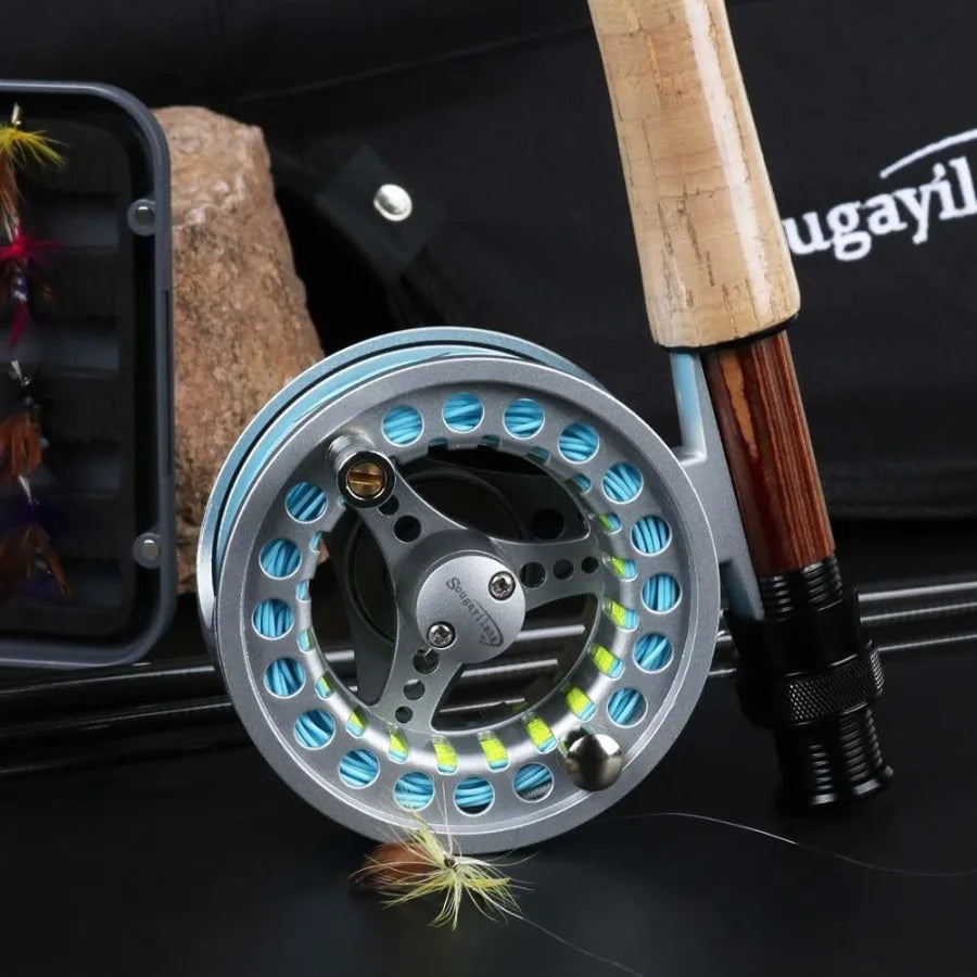Saltwater Freshwater Fly Fishing Rod And Reel Combo Kit