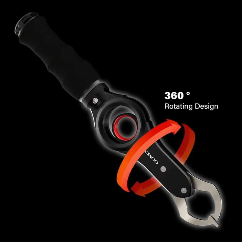 Gomexus Fish Lip Gripper With Scale 40 Lbs One Handed