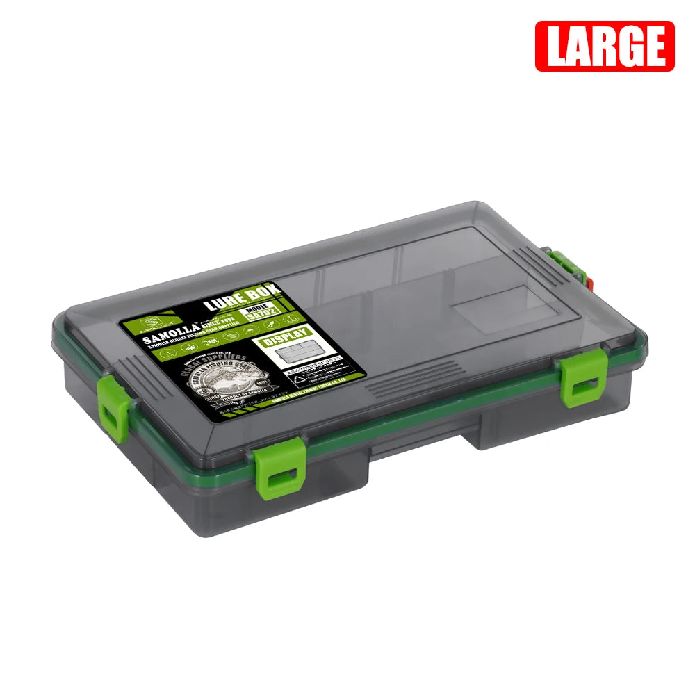 SAMOLLA Fishing Tackle Waterproof Box For Lure Storage And Hooks