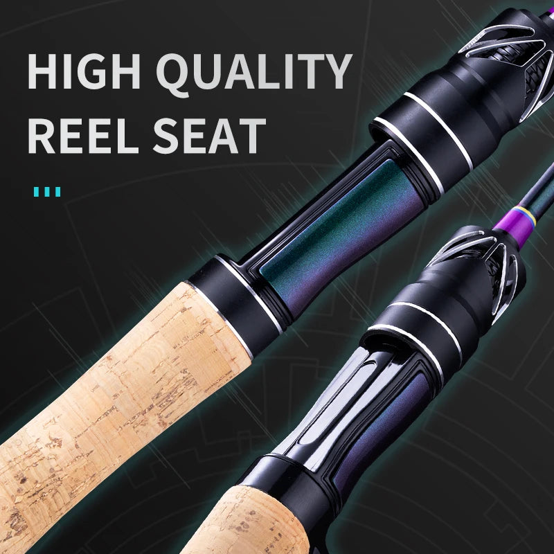 Rooblinos Ultralight Fishing Rod Spinning Casting Travel Rod