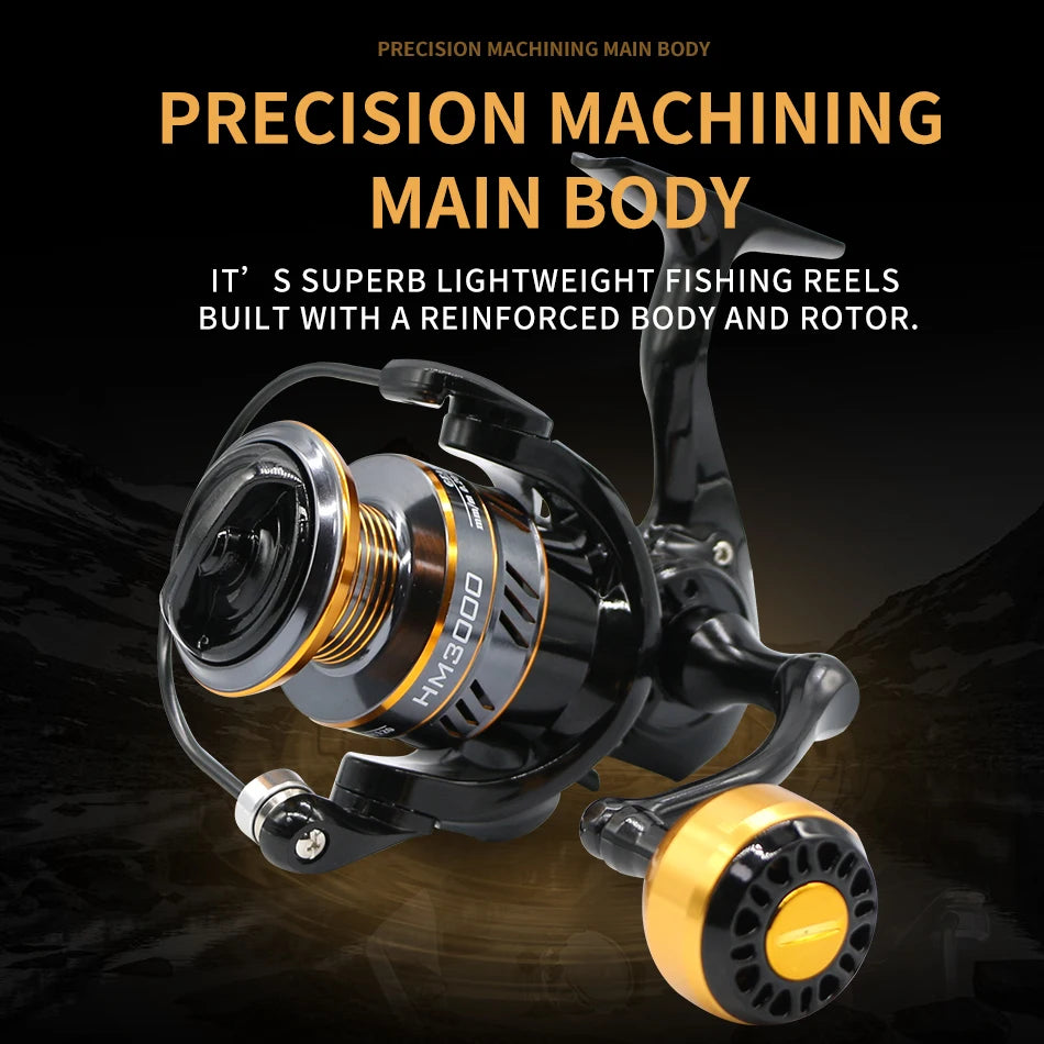 Rooblinos Spinning Fishing Reel With Max Drag 10kg