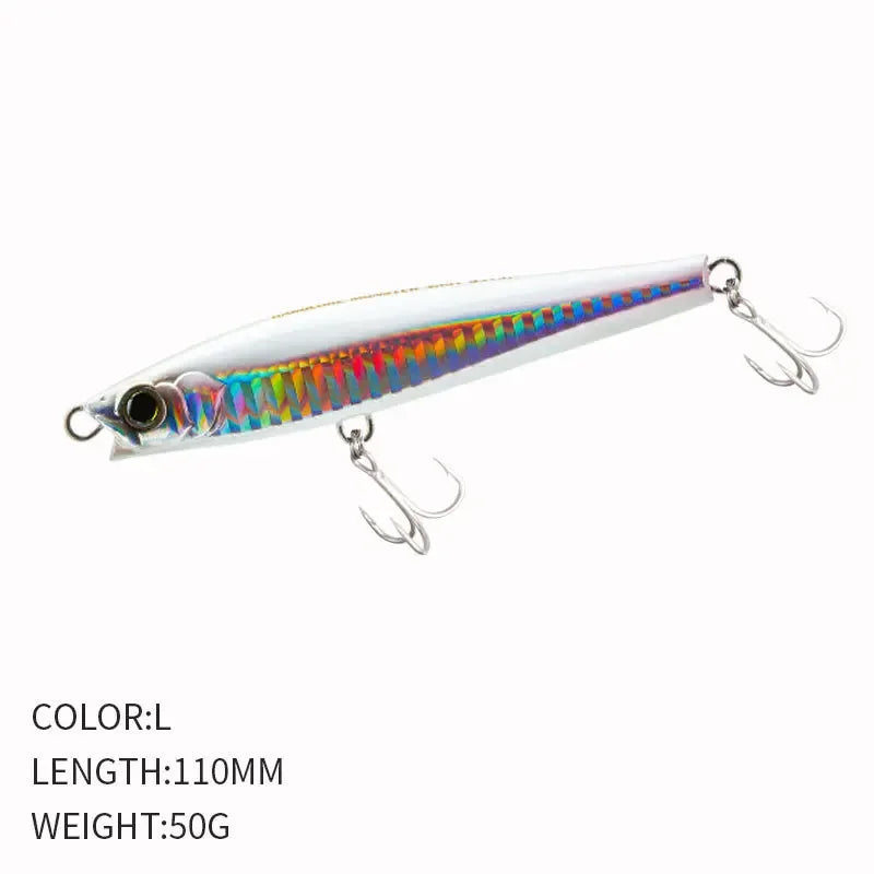YTYIN Bass Lure Sinking Minnow Pencil Saltwater Bait