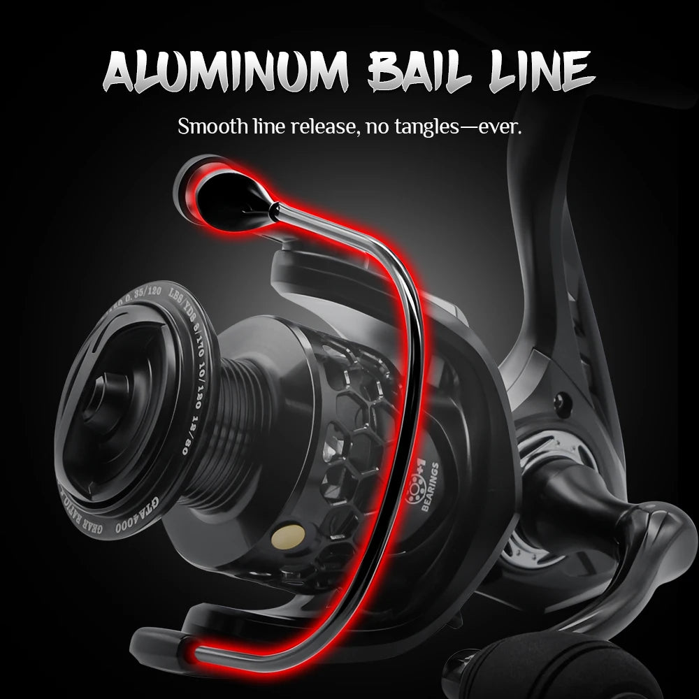 J-BARZILLA GTA Spinning Reel Saltwater Fishing Reel 5.2 To 1
