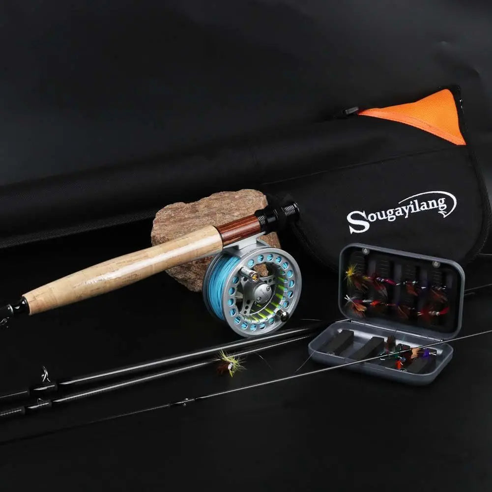 Fly Fishing Rod and Reel Combo for Saltwater Freshwater Angling