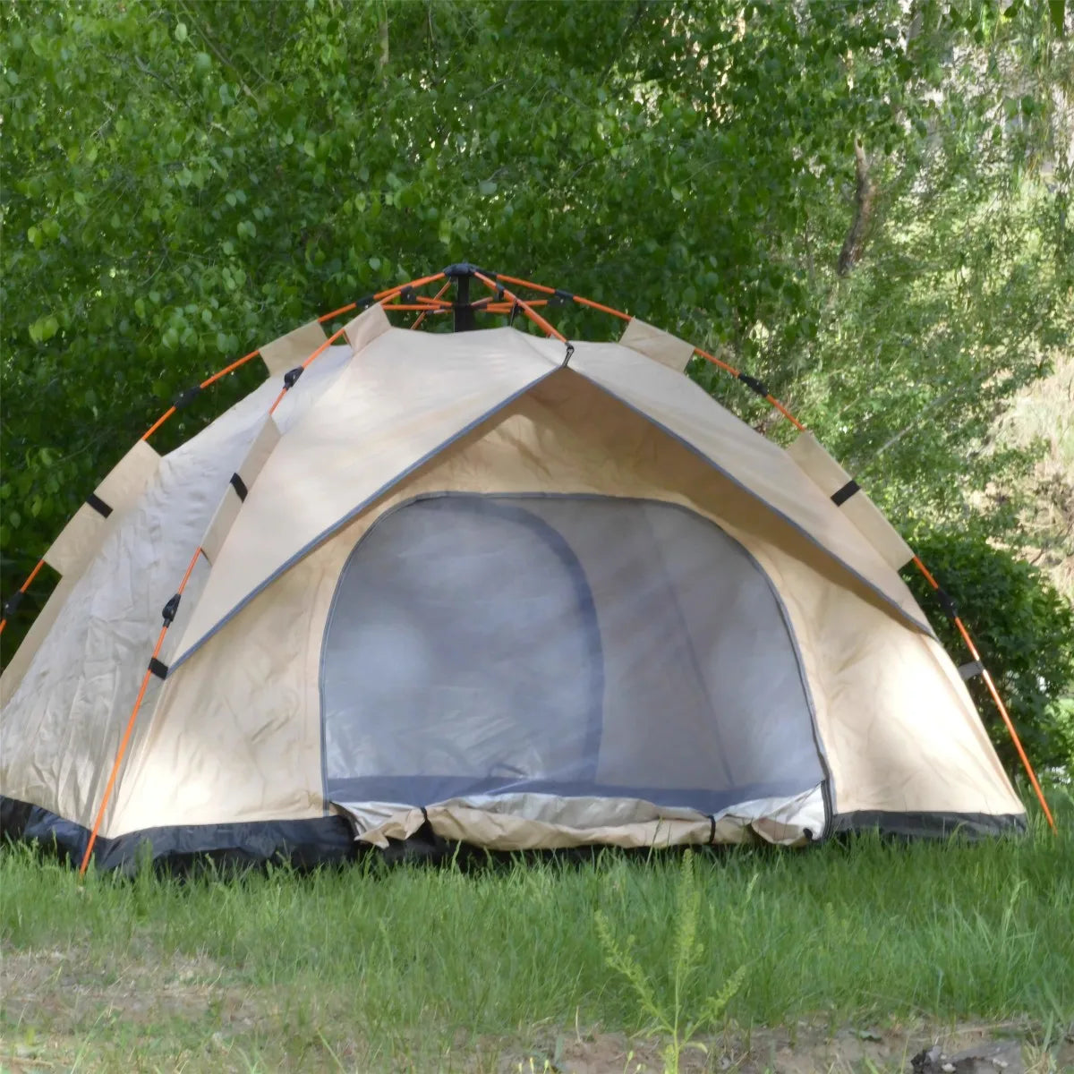 Pakicetus Outdoor Automatic Quick Opening Tent Rainproof Sunproof Two Doors