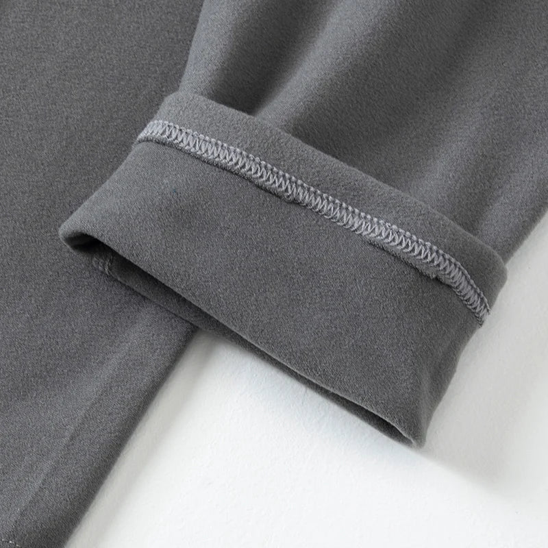 Zhejiang Mens Autumn Winter Solid Color Knit Pants
